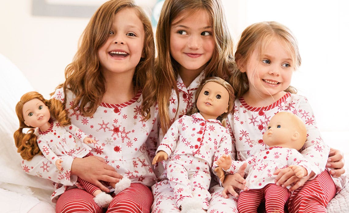 american girl pajama set