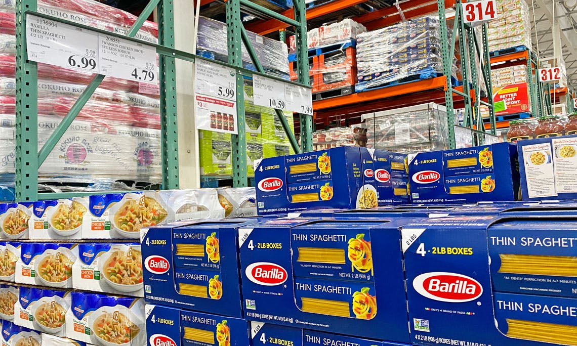 Barilla 8Pound Thin Spaghetti, Only 6.99 at Costco! The Krazy