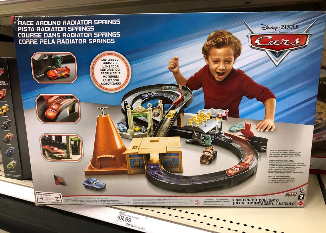 disney pixar cars race around radiator springs playset