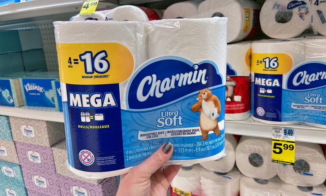 Easy Deal Charmin Bath Tissue Only 4 99 At Rite Aid The Krazy Coupon Lady