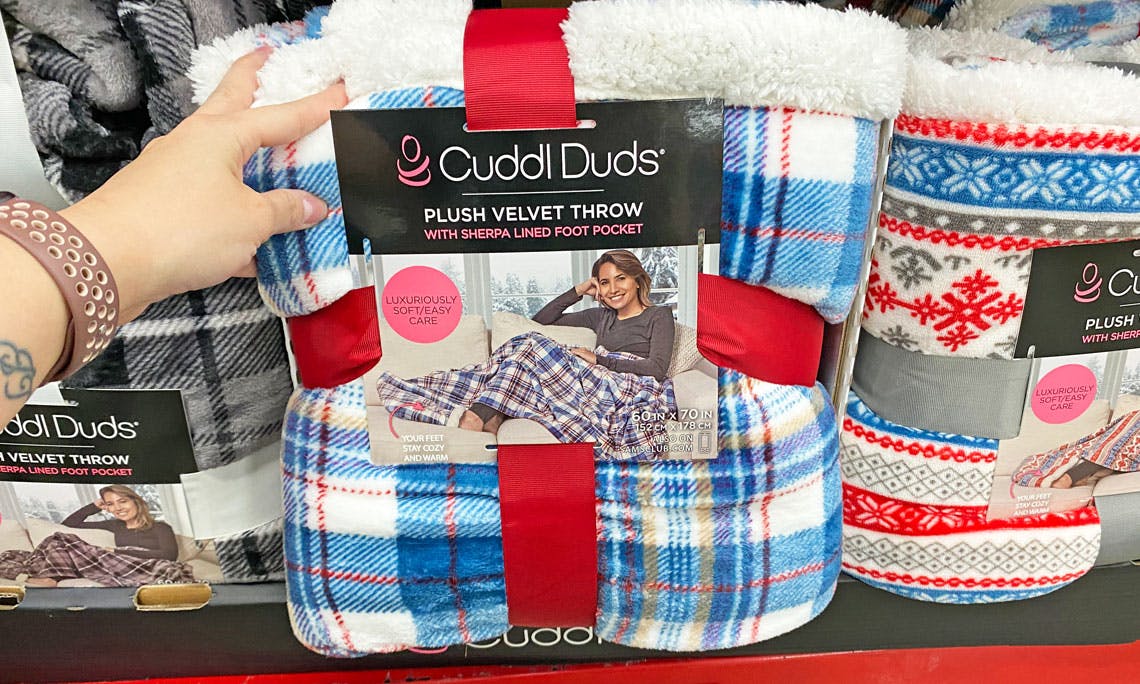 Cuddl Duds Foot Pocket Throw Hot Sale 