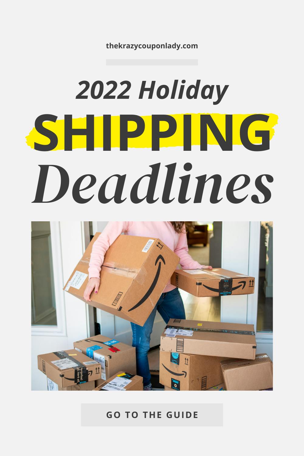 Holiday Shipping Deadlines 2022: Last Days You Can Shop Before Dec. 25