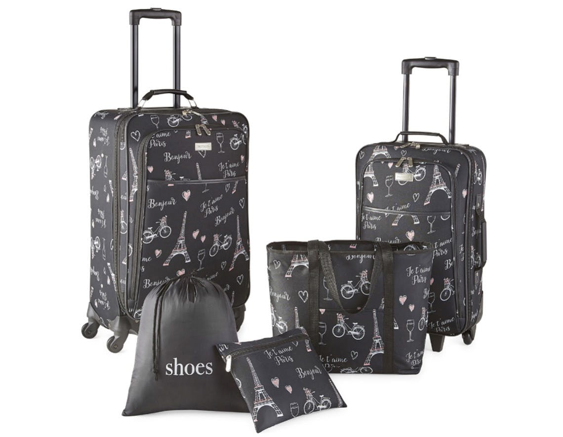 jcpenney luggage sets in store