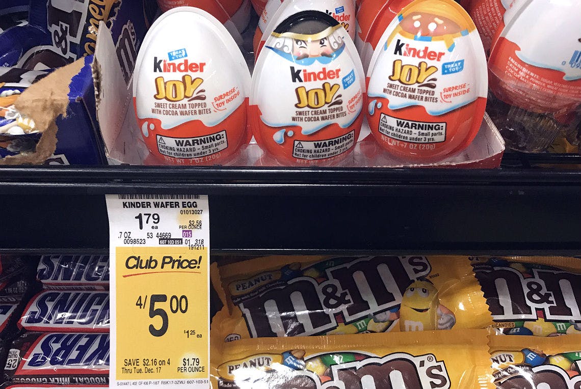 kinder joy single price