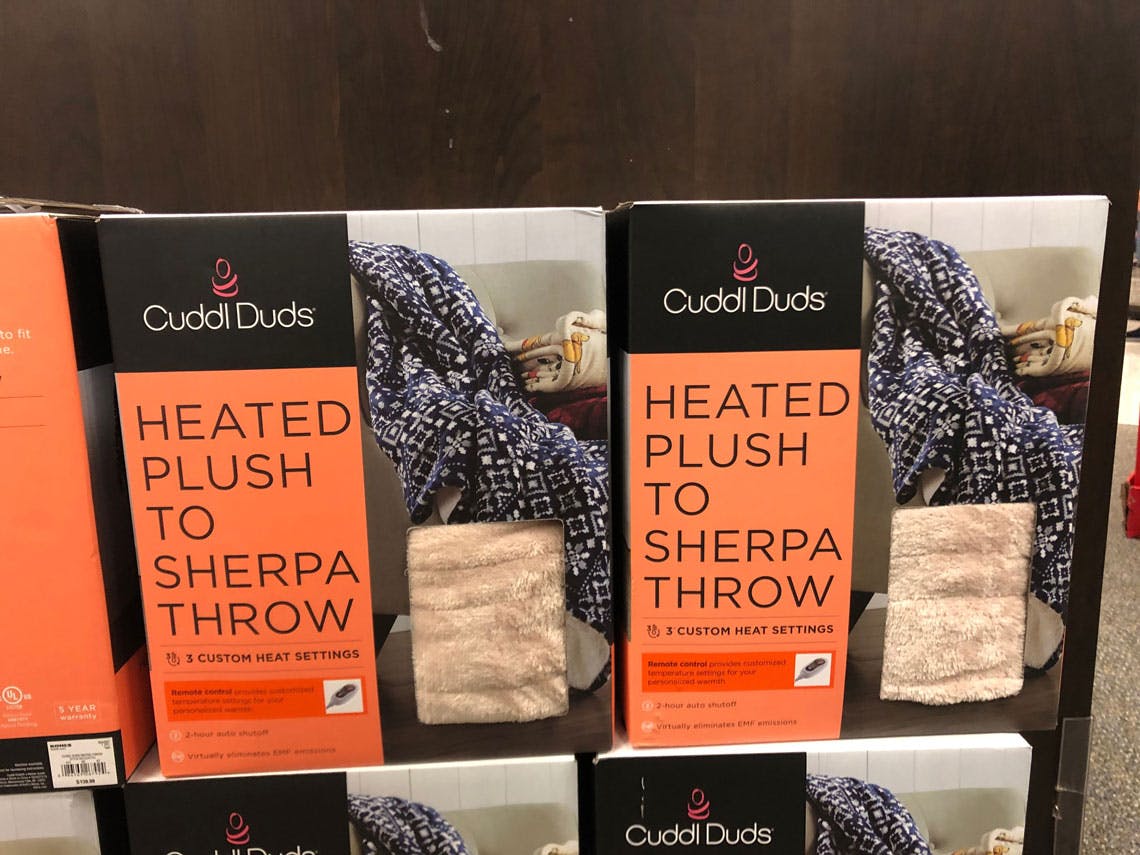 Cuddl Duds Heated Plush To Sherpa Throw 42 At Kohl S Reg 140 The Krazy Coupon Lady