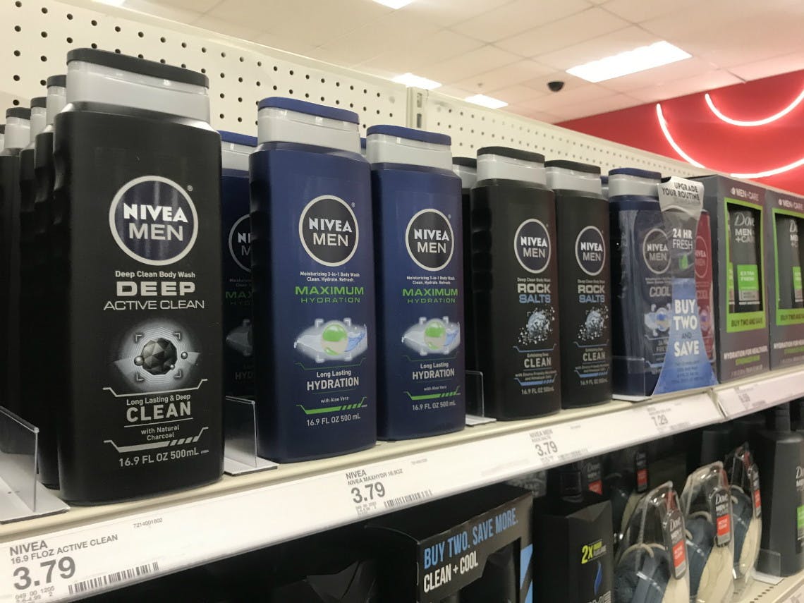 target nivea body wash