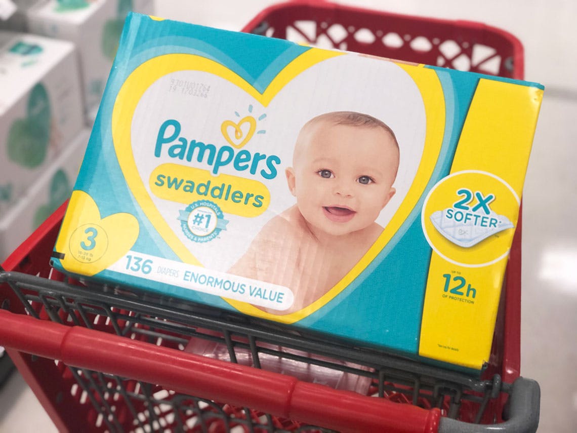 pampers swaddlers coupons target