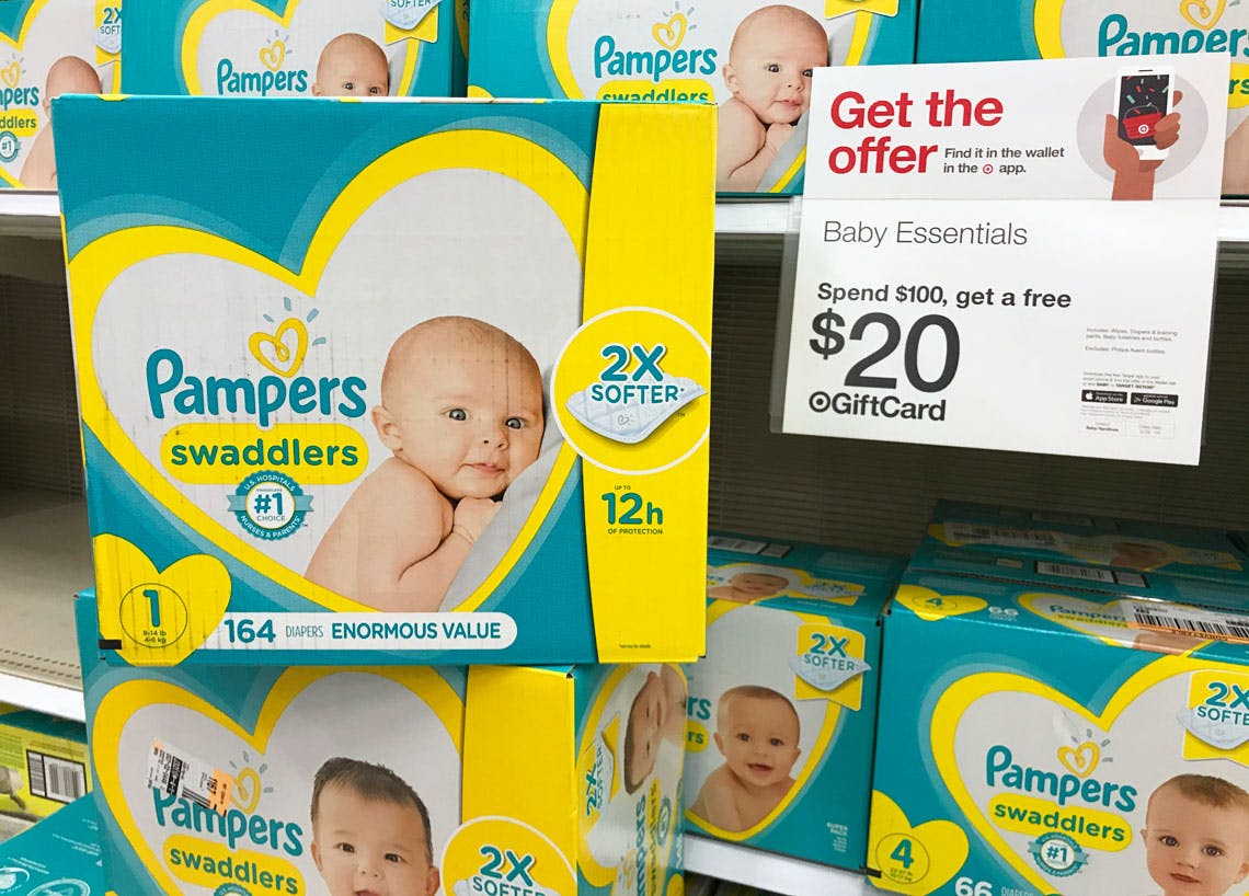 Pampers Diapers & Wipes, as Low as 14.49 at Target! The Krazy Coupon