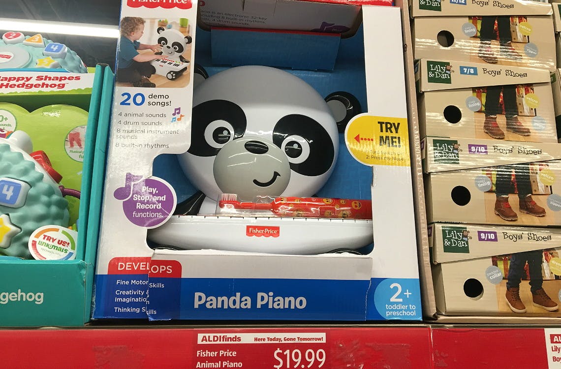 fisher price piano panda
