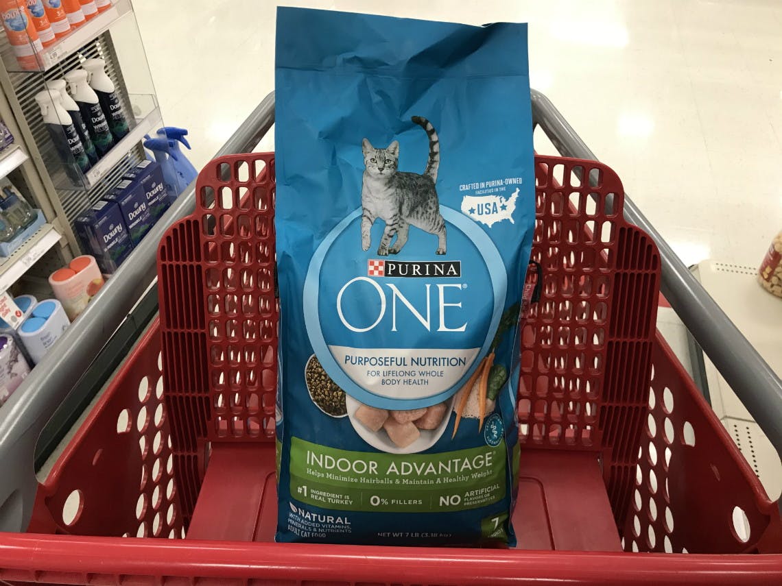 target purina one cat food