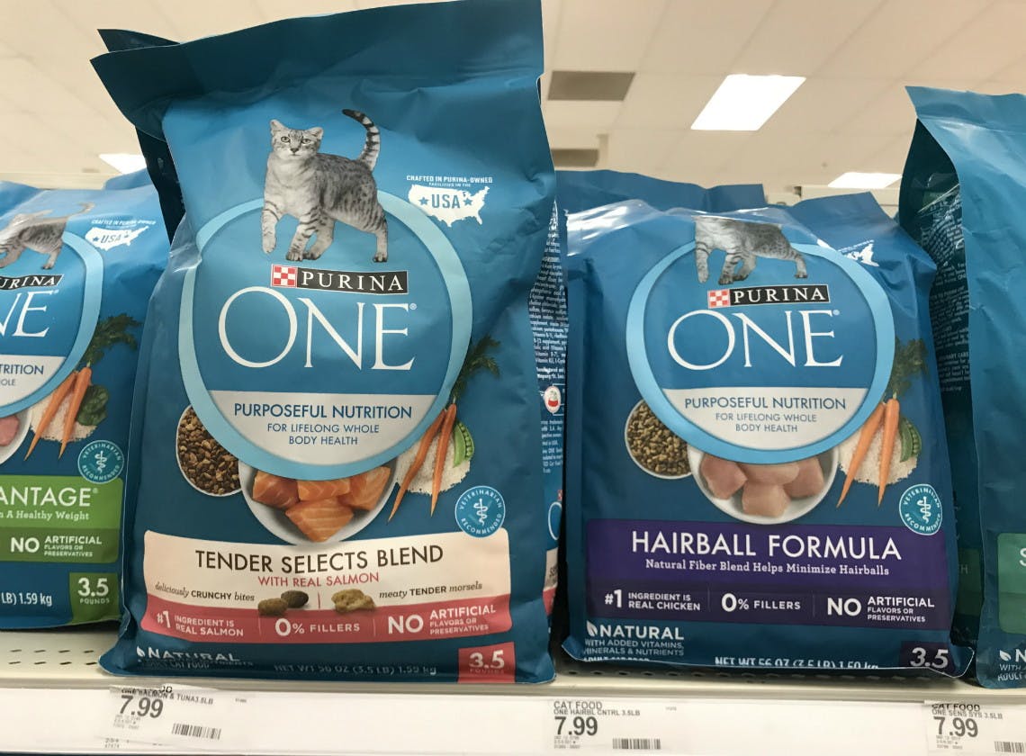 target purina one cat food