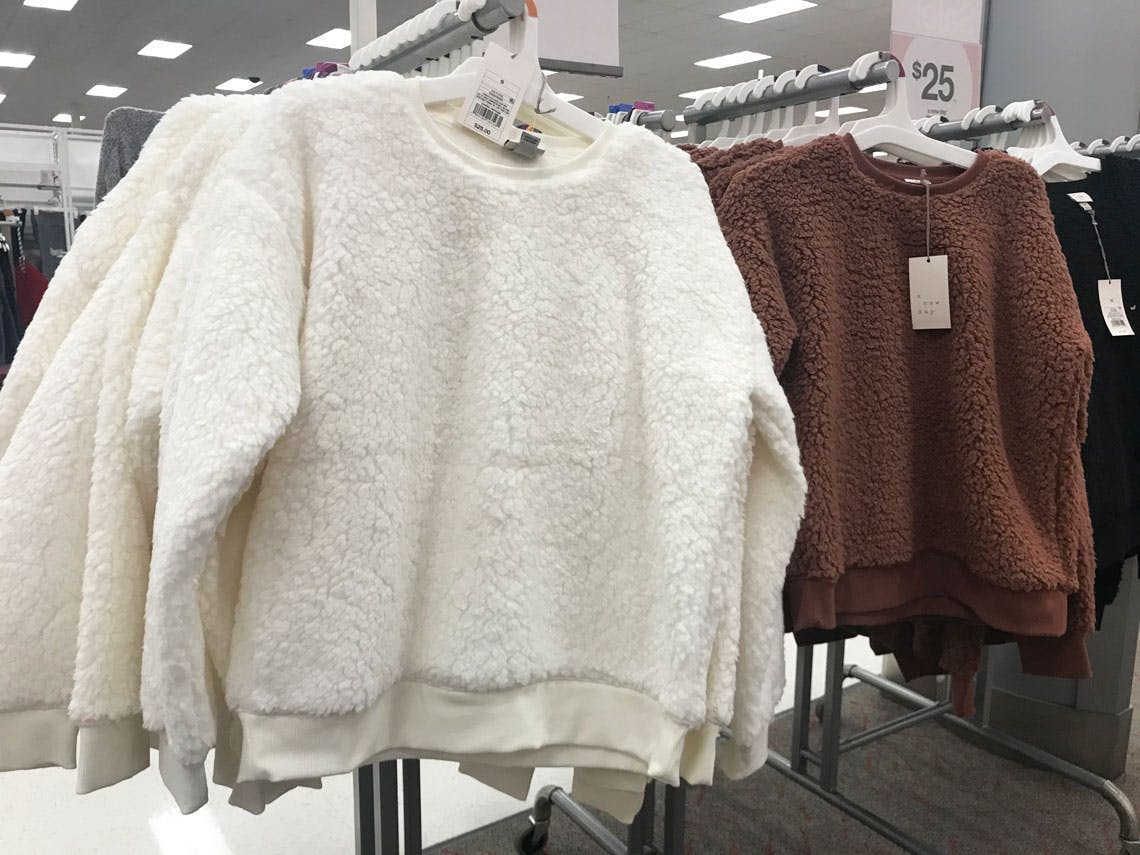 target sherpa pullover