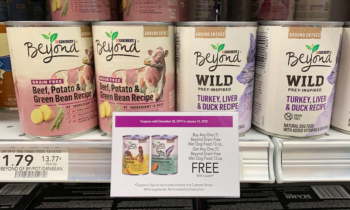 Purina Beyond Grain Free Wet Dog Food, Only $0.90 at ...