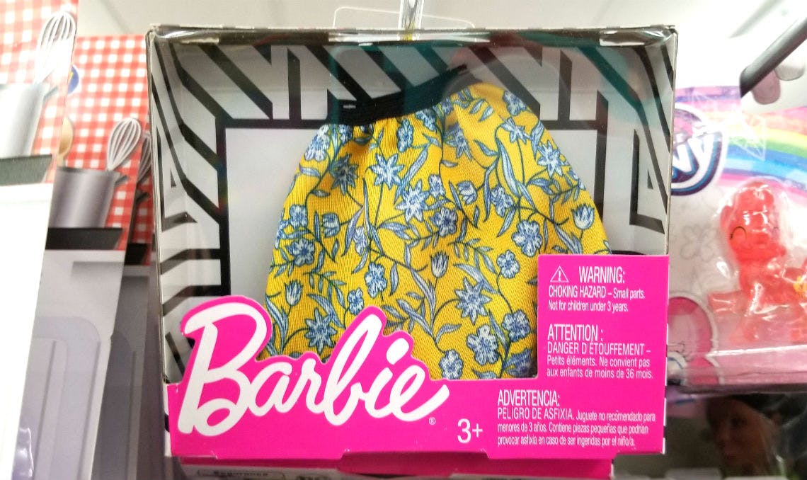 Check Your Store Barbie Clothing Accessories At Dollar Tree