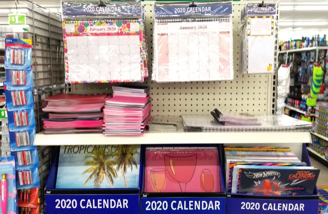 Get A New 2020 Calendar At Dollar Tree The Krazy Coupon Lady