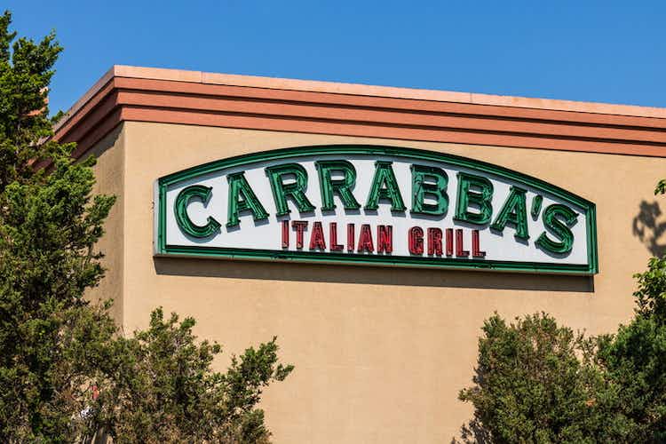 The exterior of a Carrabba's Italian Grill