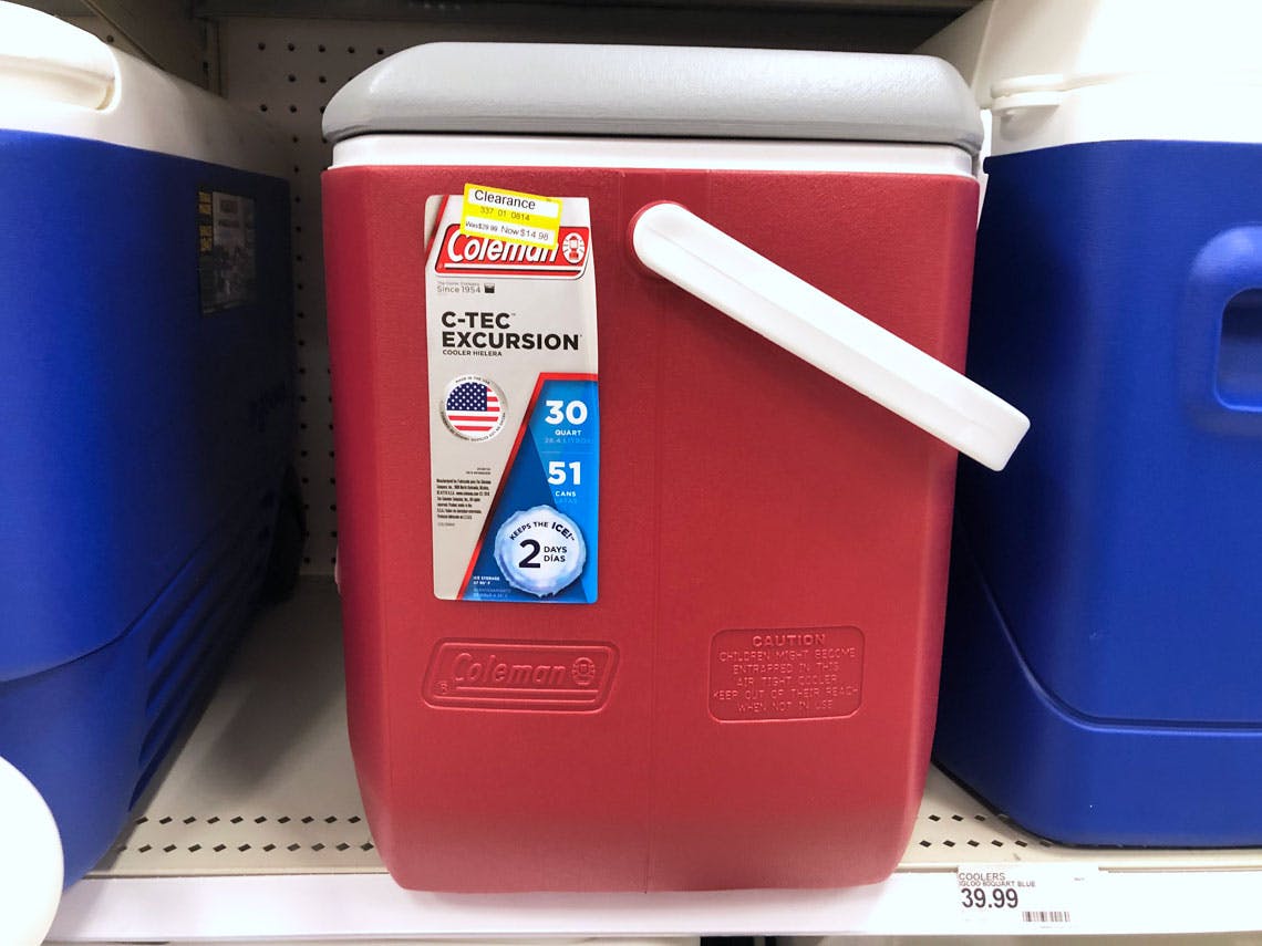 coleman cooler target