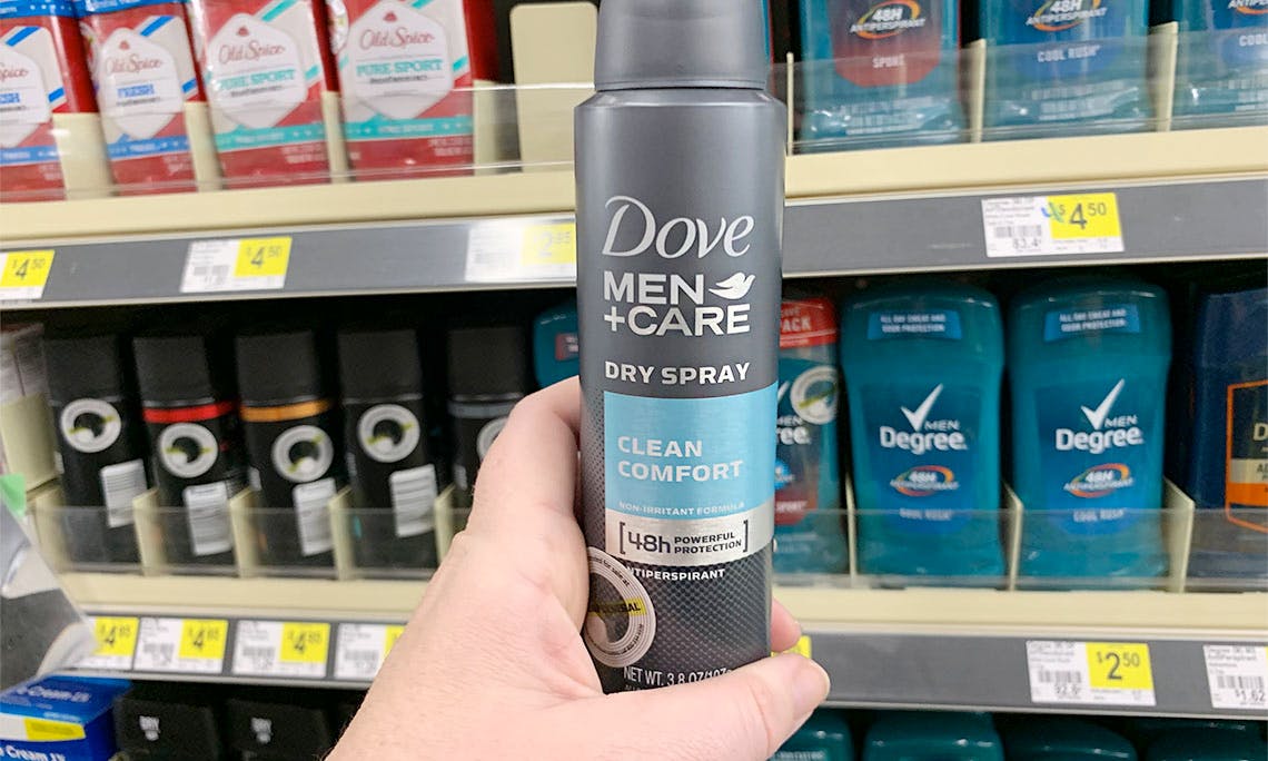 Dove Men+Care Dry Spray Deodorant, Only $3.00 at Dollar ...