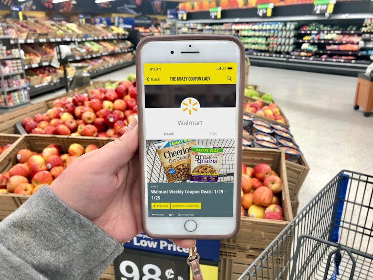 The Krazy Coupon Lady App in Walmart.