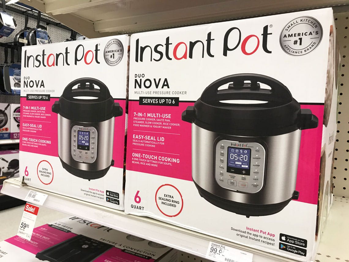 Instant Pot Max Pressure Cooker, 60% Off on Amazon for Cyber Monday