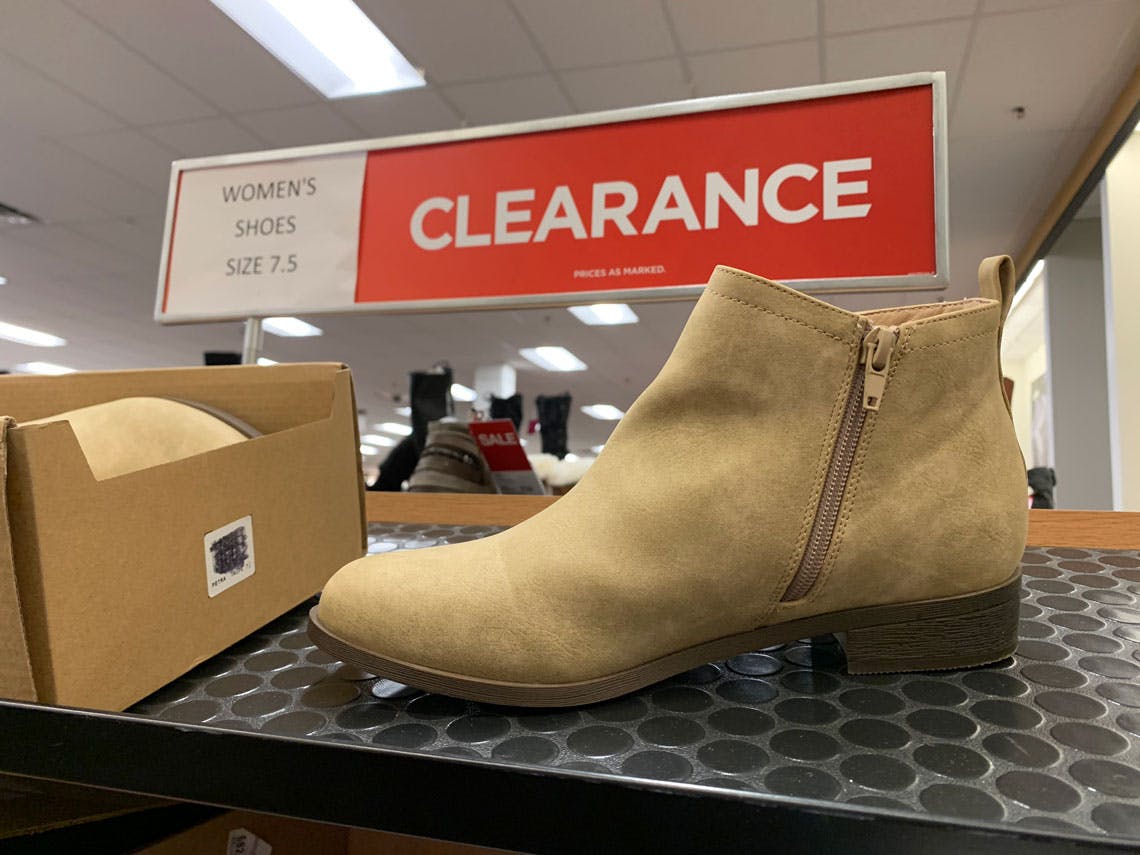 kohls womens shoes clearance