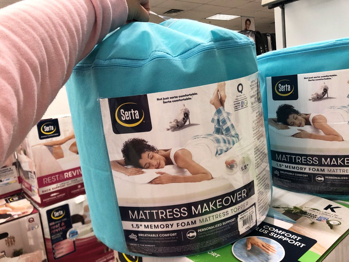 Serta Makeover Memory Foam Mattress Cover, as Low as 38 at Kohl's