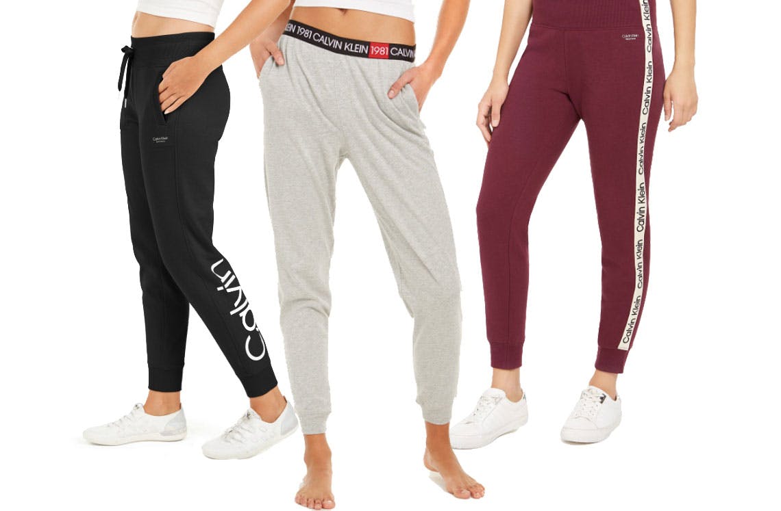 calvin klein joggers set womens