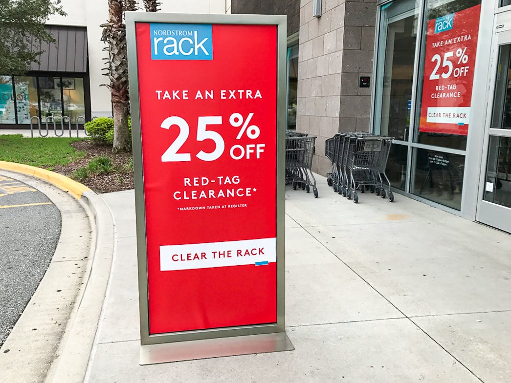 Save an extra 25% on clearance during Nordstrom Rack's Clear the Rack sale