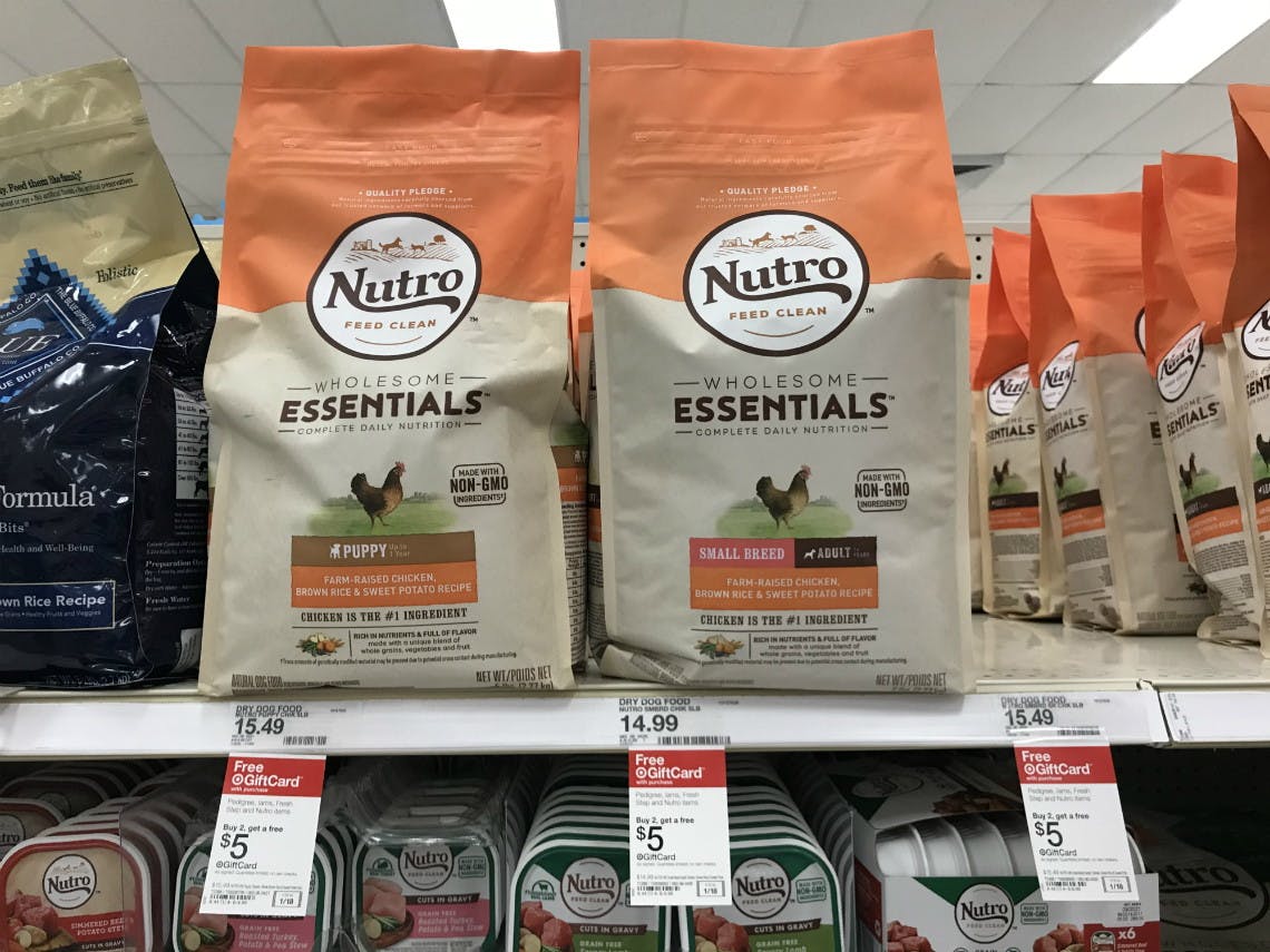 target nutro dog food