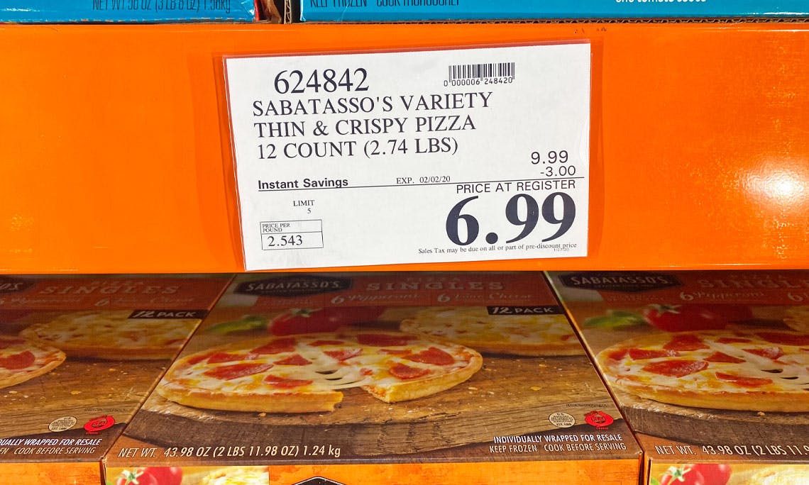 Sabatasso S Frozen Pizza Variety Pack Only 6 99 At Costco The Krazy Coupon Lady