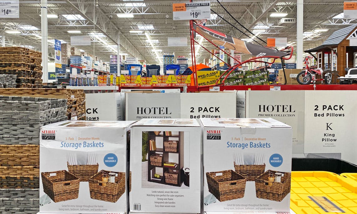 3 Piece Woven Storage Baskets Only 19 91 At Sam S Club The Krazy Coupon Lady