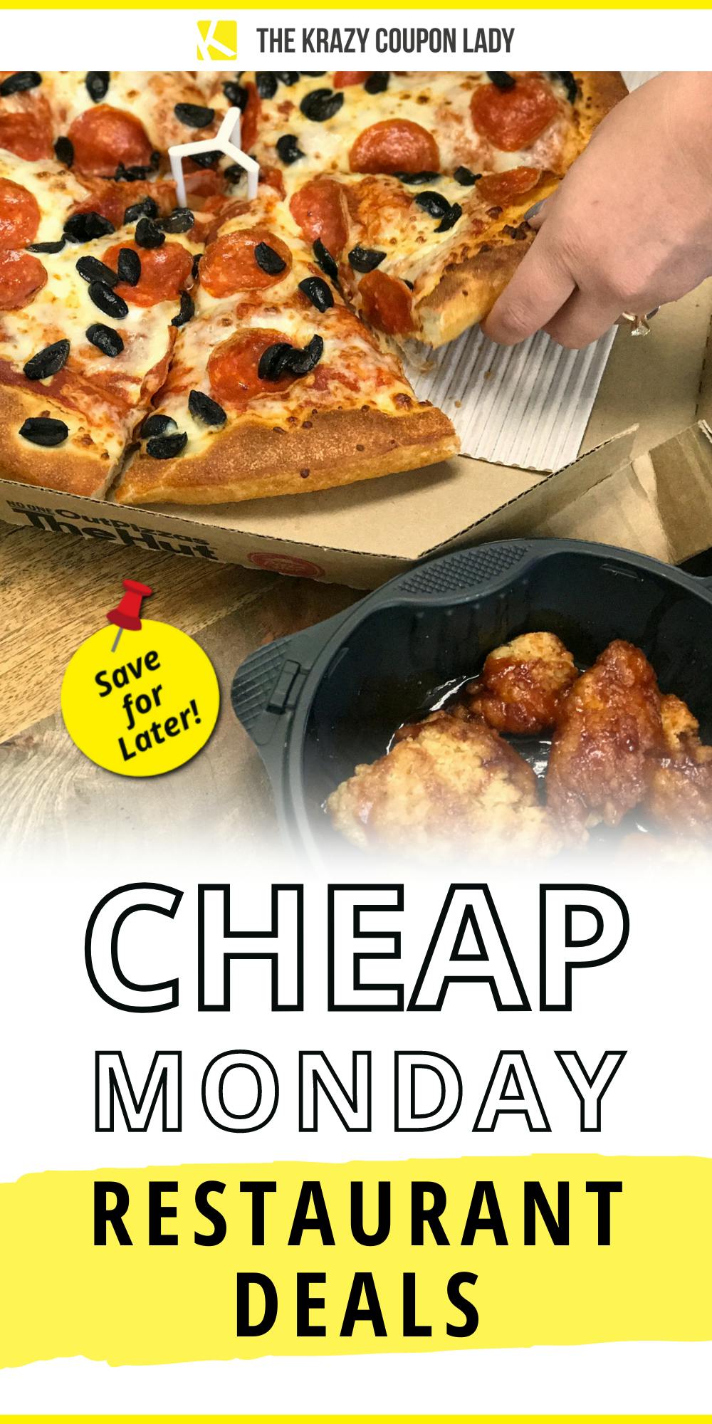 Take the Night Off With These Cheap Monday Restaurant Deals