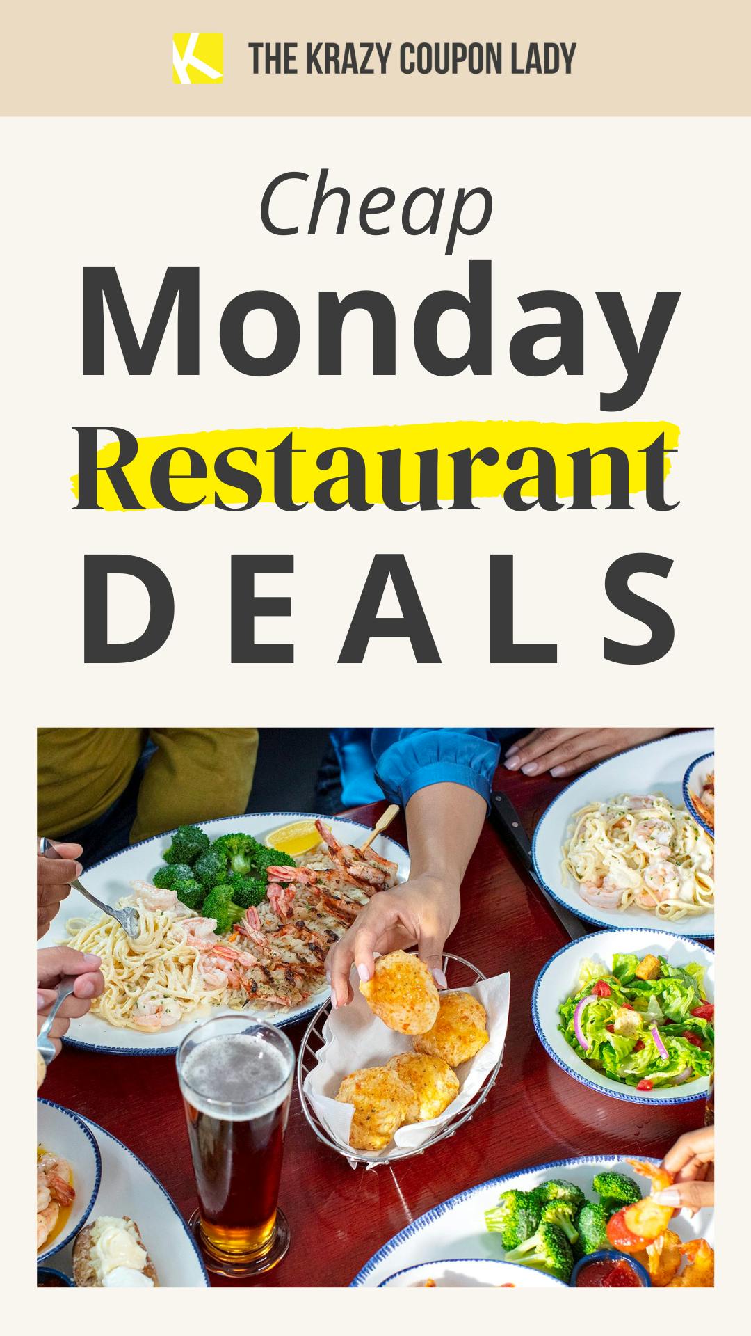 Take the Night Off With These Cheap Monday Restaurant Deals