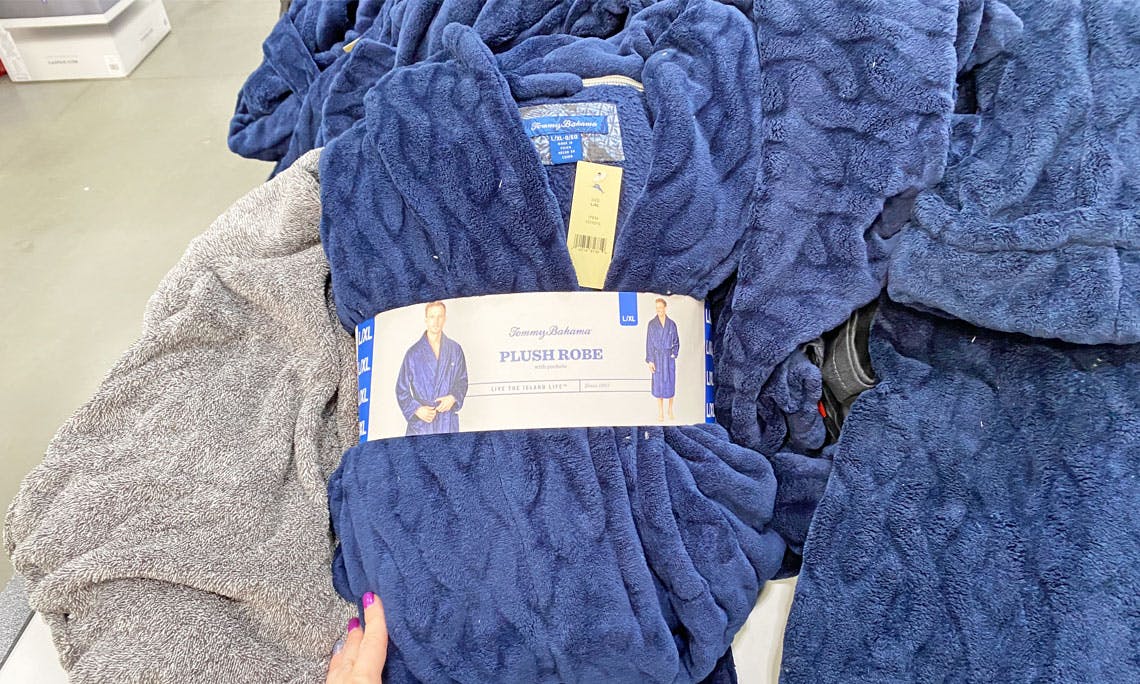 Tommy Bahama Men's Fleece Robe, Only $6 