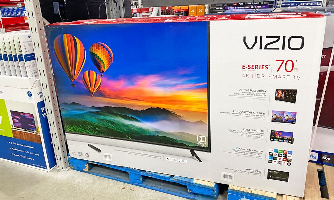 70 Vizio Smart Tv Only 579 61 At Sam S Club The Krazy Coupon Lady