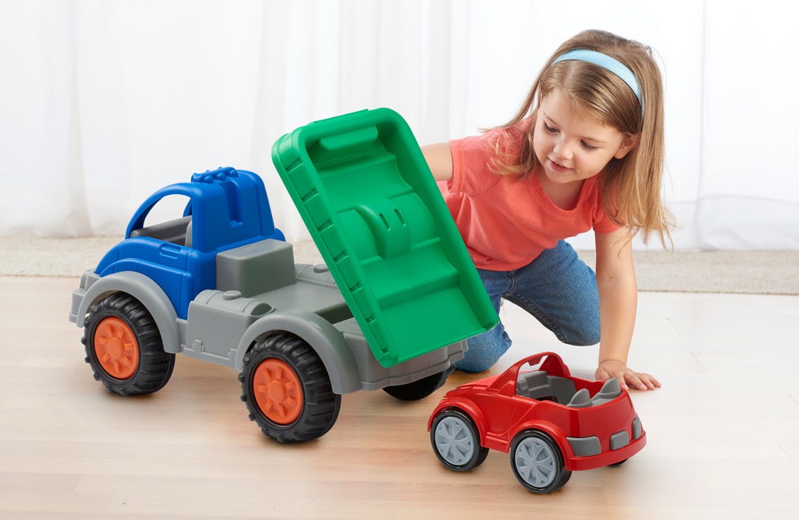 american plastic toys gigantic dump truck