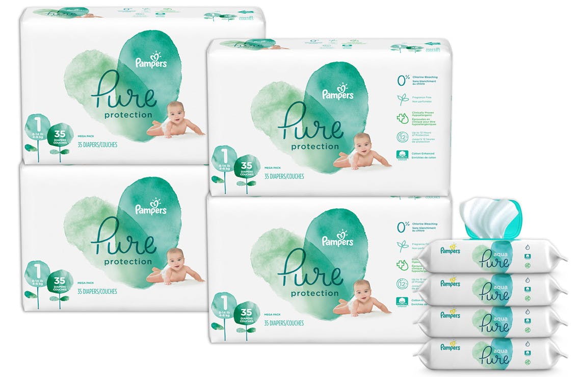 pampers pure sale