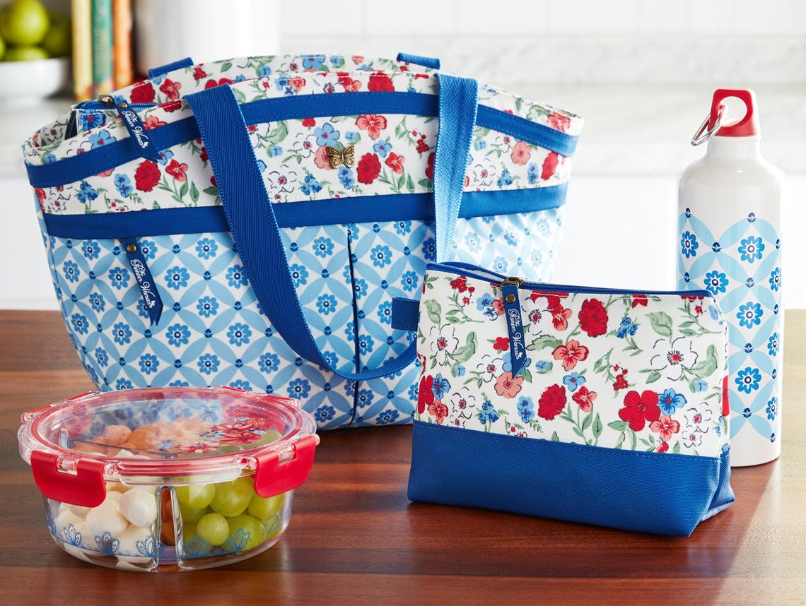 pioneer woman country garden lunch tote