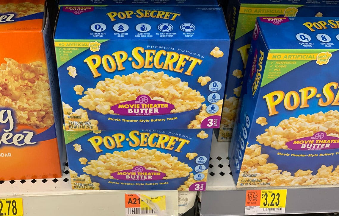 Rare Coupon! Pop Secret, Only 1.58 at Walmart! The Krazy Coupon Lady