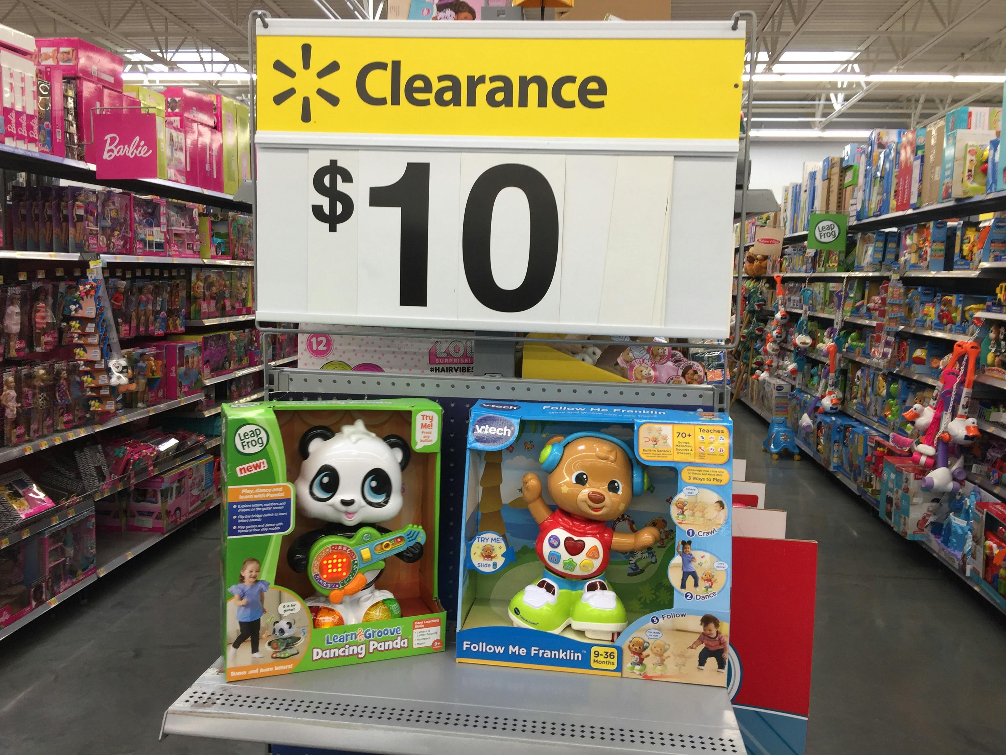 clearance toys under $10
