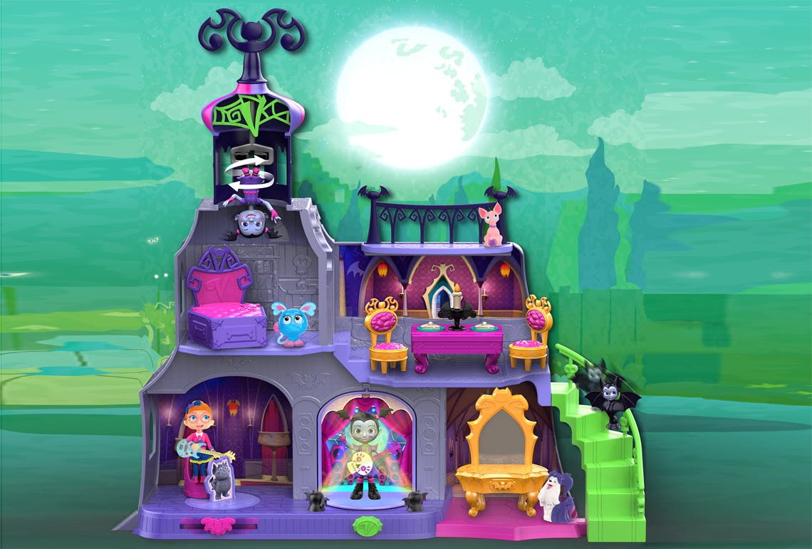 disney junior vampirina spookelton castle playset