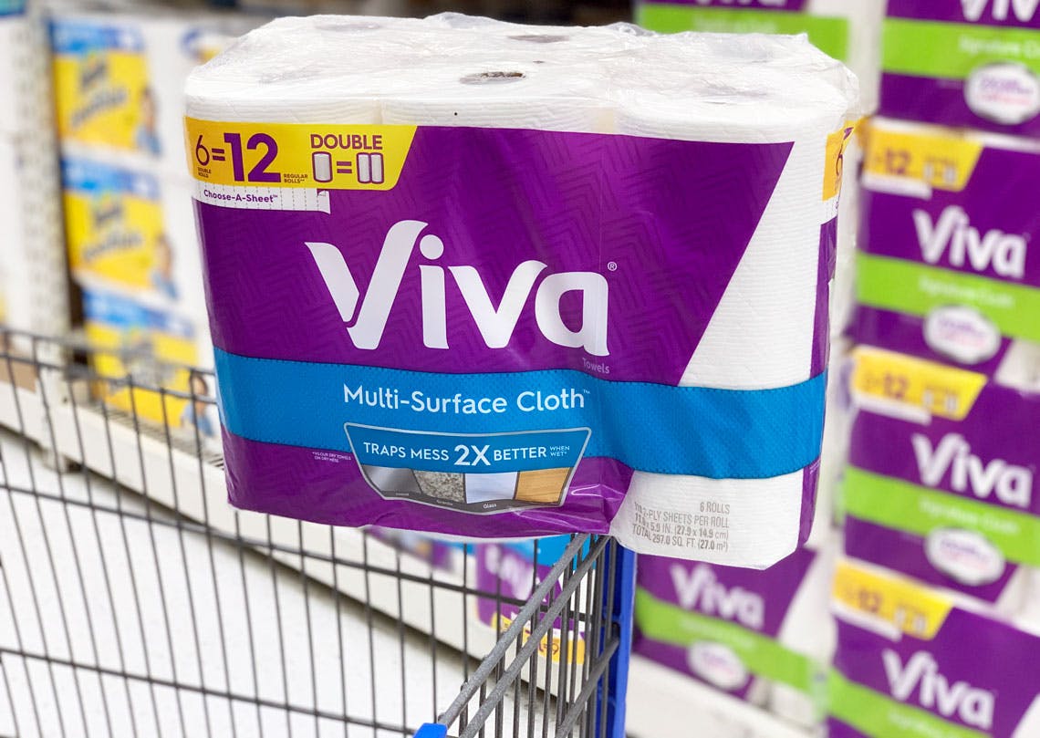Viva Paper Towels Only 8 48 At Walmart The Krazy Coupon Lady