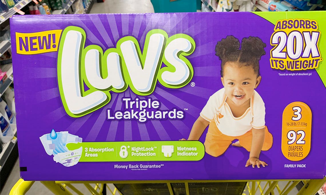 dollar general luvs diapers size 6