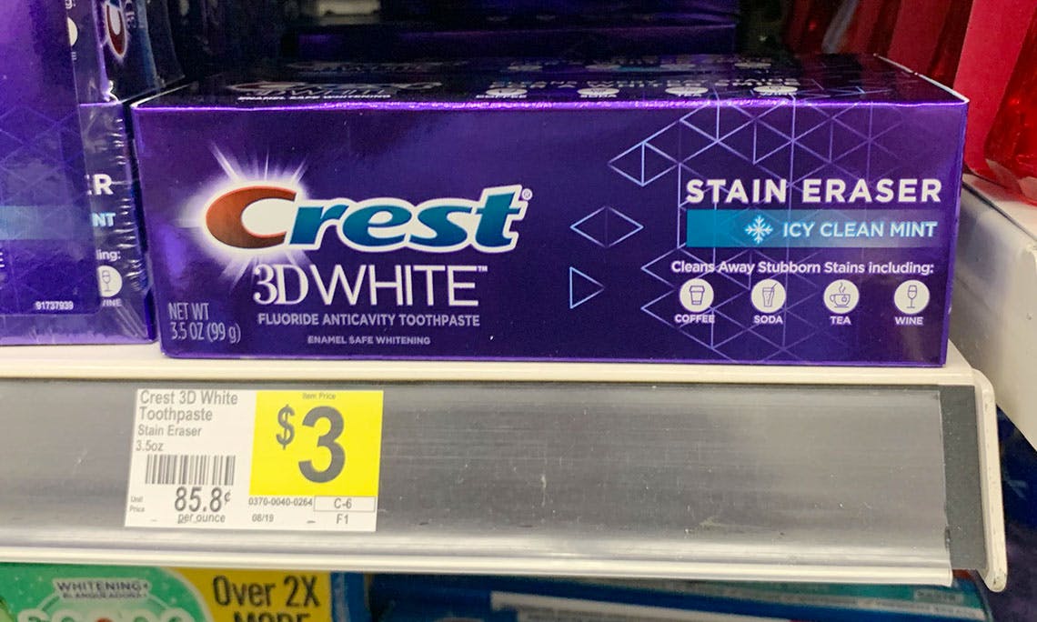 Crest 3d White Toothpaste Only 1 At Dollar General The Krazy Coupon Lady