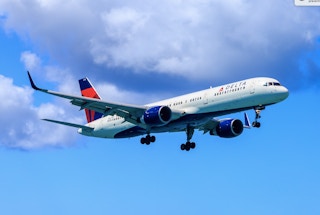 Delta airplane