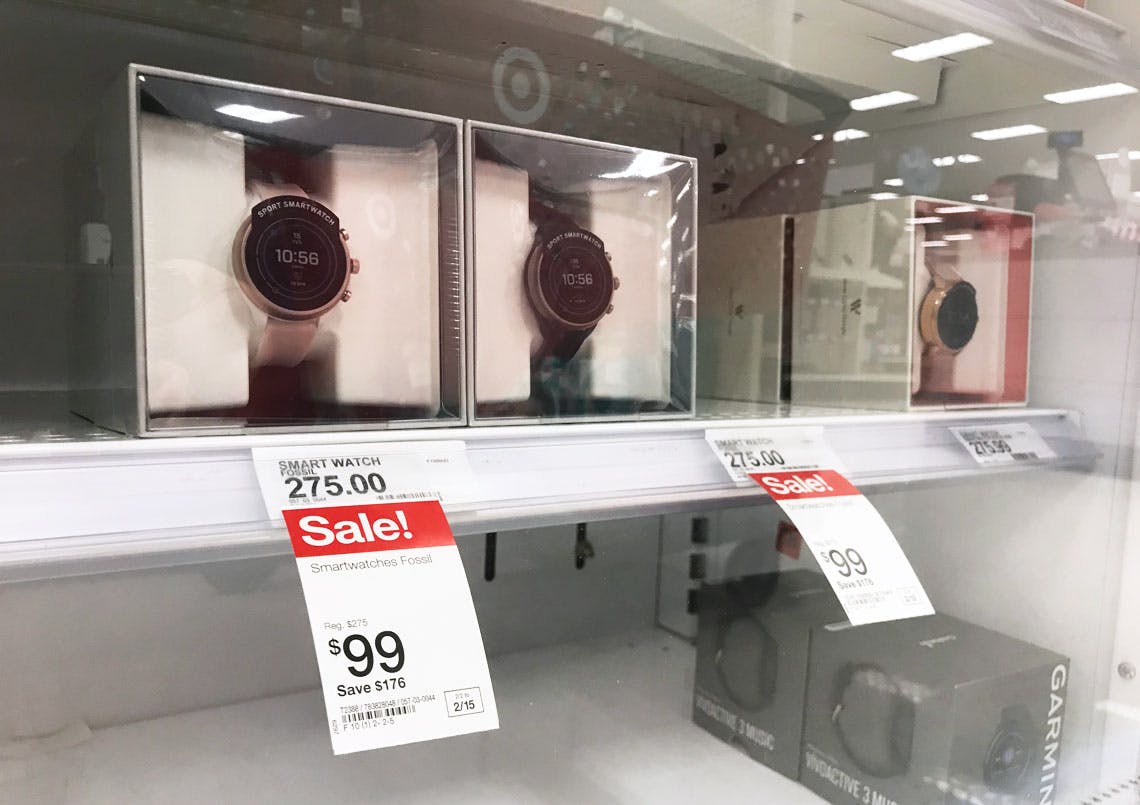 target fossil smart watch