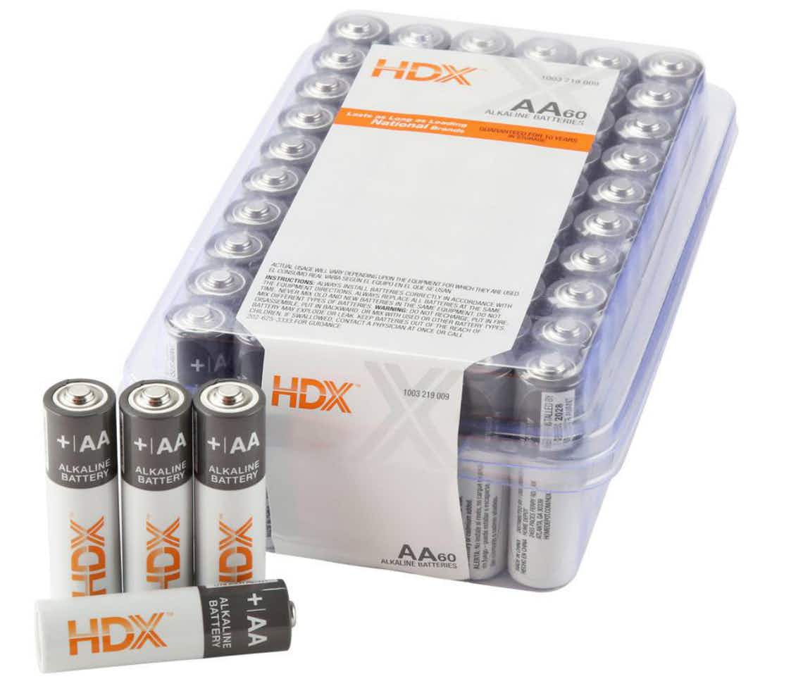 Home Depot HDX batteries 