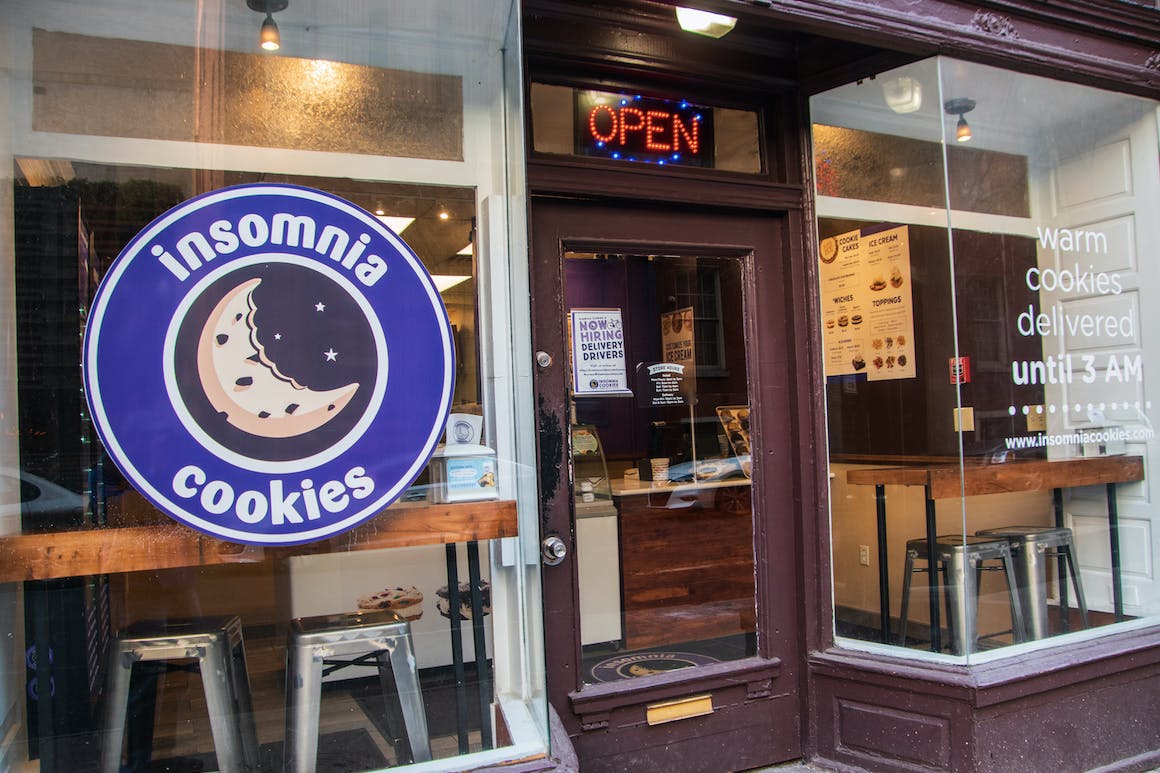 Insomnia Cookies restaurant front