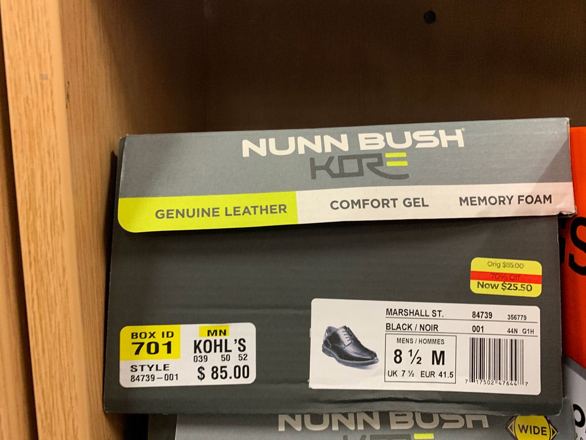 kohls mens dress shoes clearance