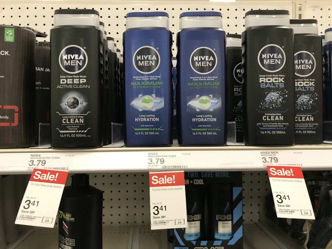 Nivea Men Body Wash & Shave Gel, as Low as 0.76 at Target The Krazy